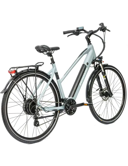 Trekkingowy Rower Elektryczny 28 Hydraulika Alu Wspomaganie Światła Stopka