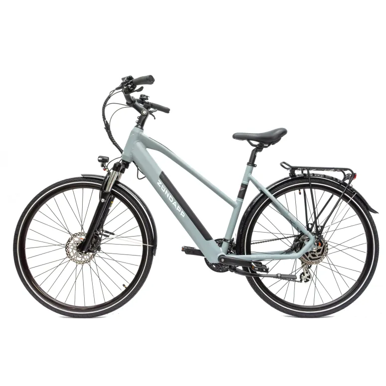 Trekkingowy Rower Elektryczny 28 Hydraulika Alu Wspomaganie Światła Stopka