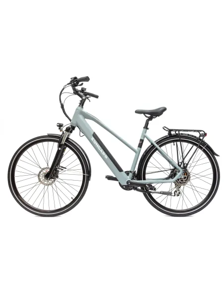 Trekkingowy Rower Elektryczny 28 Hydraulika Alu Wspomaganie Światła Stopka