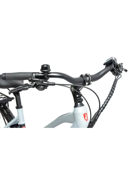 Trekkingowy Rower Elektryczny 28 Hydraulika Alu Wspomaganie Światła Stopka