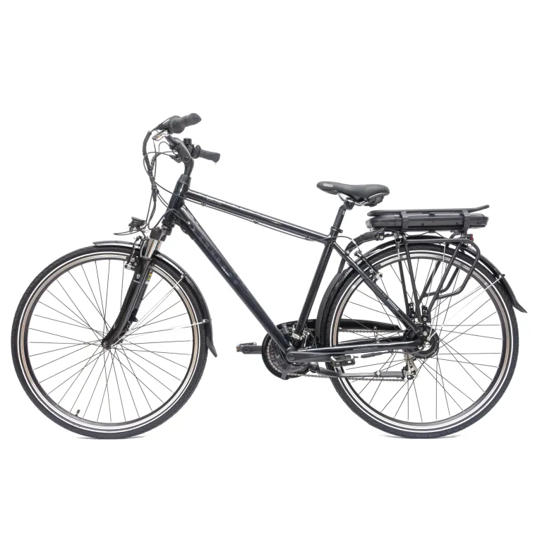 Elektryczny Rower Męski 28 Alu Trekkingowy Wspomaganie Revo Światła Dzwonek