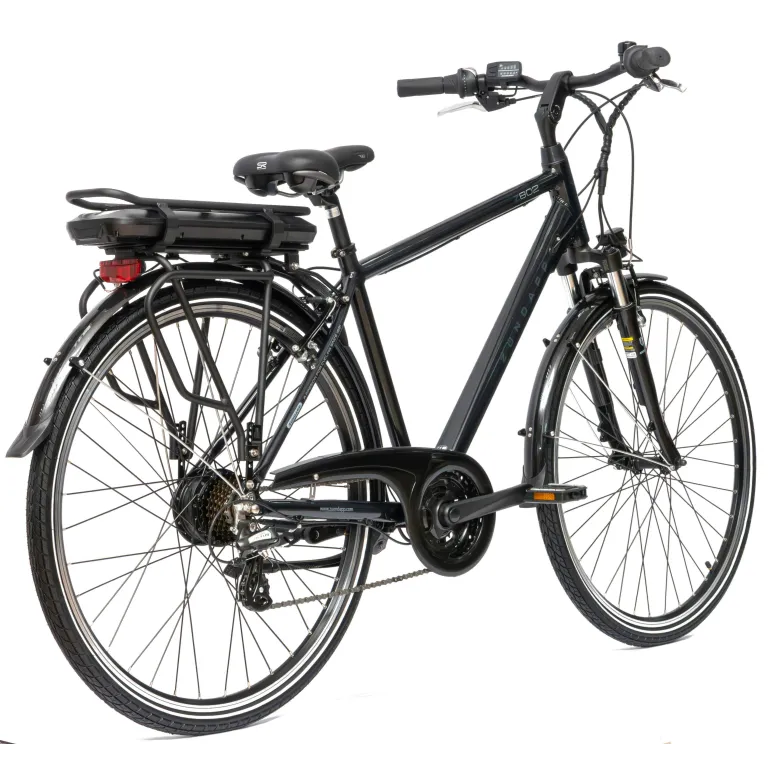 Elektryczny Rower Męski 28 Alu Trekkingowy Wspomaganie Revo Światła Dzwonek