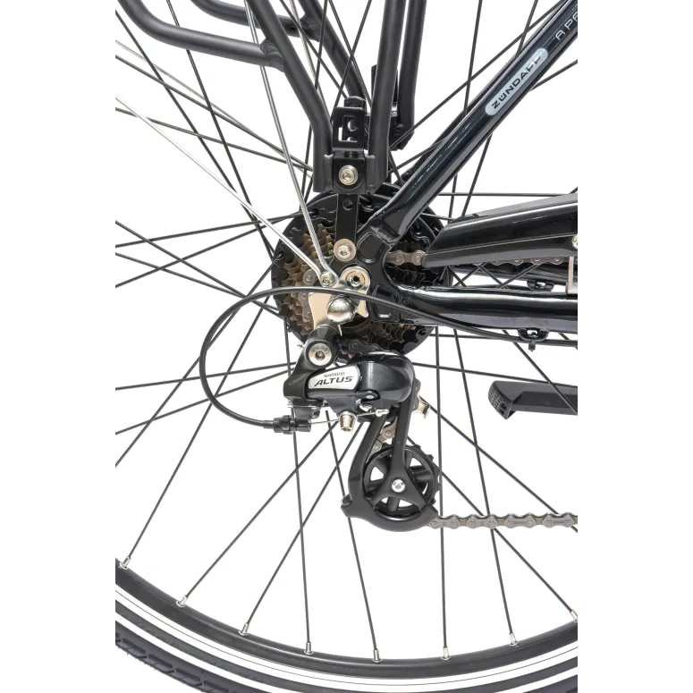 Elektryczny Rower Męski 28 Alu Trekkingowy Wspomaganie Revo Światła Dzwonek