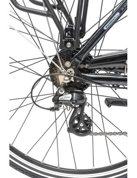 Elektryczny Rower Męski 28 Alu Trekkingowy Wspomaganie Revo Światła Dzwonek