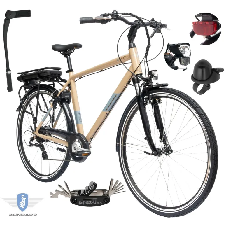 Rower Elektryczny Męski Trekkingowy 28" SHIMANO 2025 Aluminium 250 W LCD