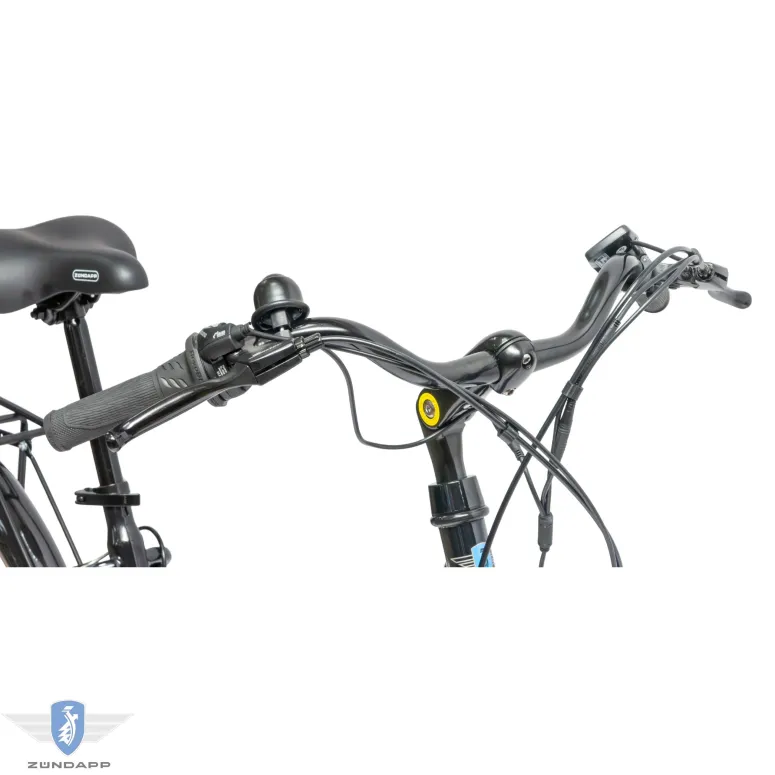 Rower Elektryczny Damski Miejski 28" SHIMANO 250 W LED Bagażnik Oświetlenie