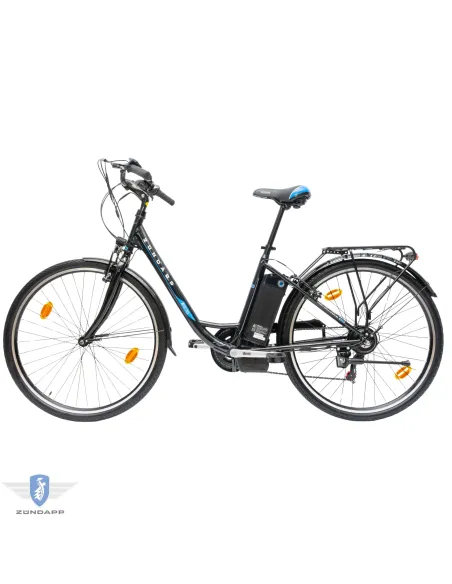 Rower Elektryczny Damski Miejski 28" SHIMANO 250 W LED Bagażnik Oświetlenie