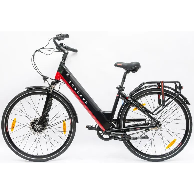 Elektryczny Rower Miejski 28 ALU Nexus 7 Błotniki Tarcze 5 Trybów Kontra