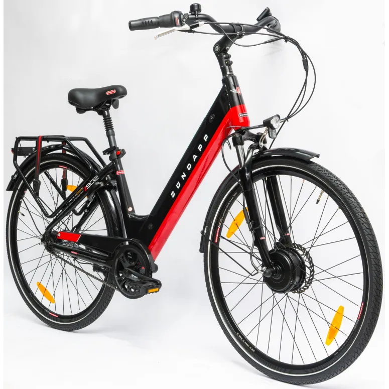 Elektryczny Rower Miejski 28 ALU Nexus 7 Błotniki Tarcze 5 Trybów Kontra