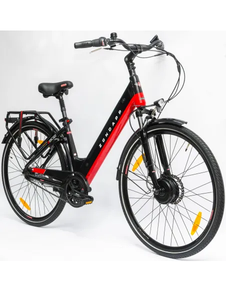 Elektryczny Rower Miejski 28 ALU Nexus 7 Błotniki Tarcze 5 Trybów Kontra