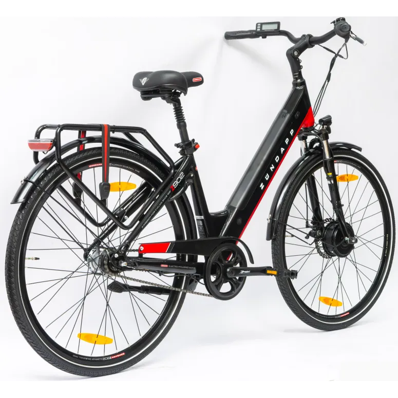 Elektryczny Rower Miejski 28 ALU Nexus 7 Błotniki Tarcze 5 Trybów Kontra