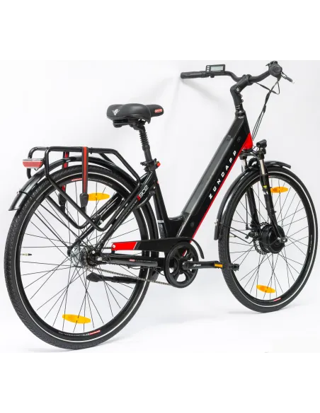 Elektryczny Rower Miejski 28 ALU Nexus 7 Błotniki Tarcze 5 Trybów Kontra