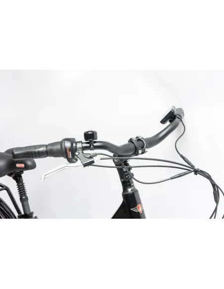 Elektryczny Rower Miejski 28 ALU Nexus 7 Błotniki Tarcze 5 Trybów Kontra