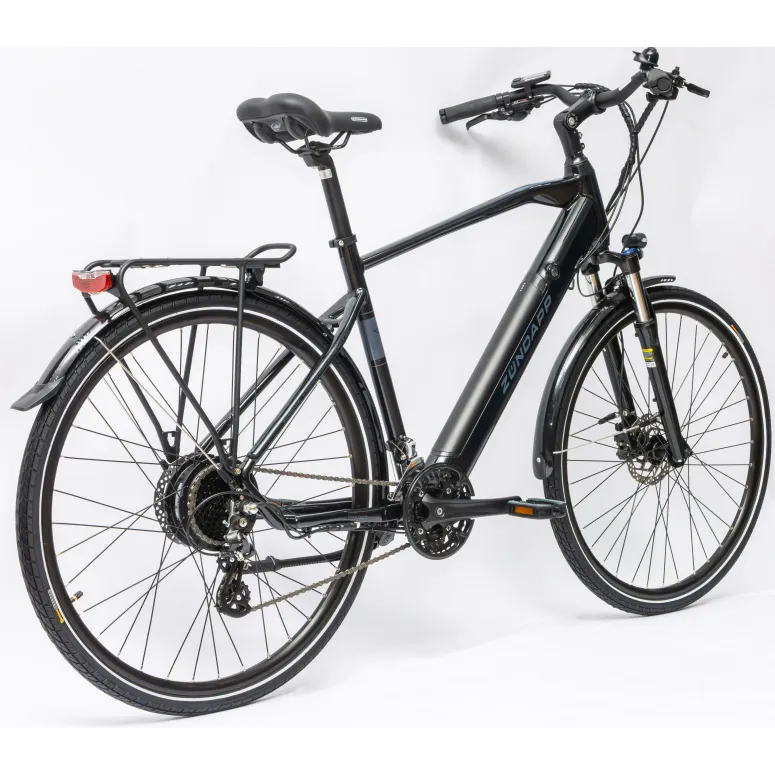 Elektryczny Rower Trekkingowy Męski 28 Hydraulika ALU Wspomaganie Cyngle