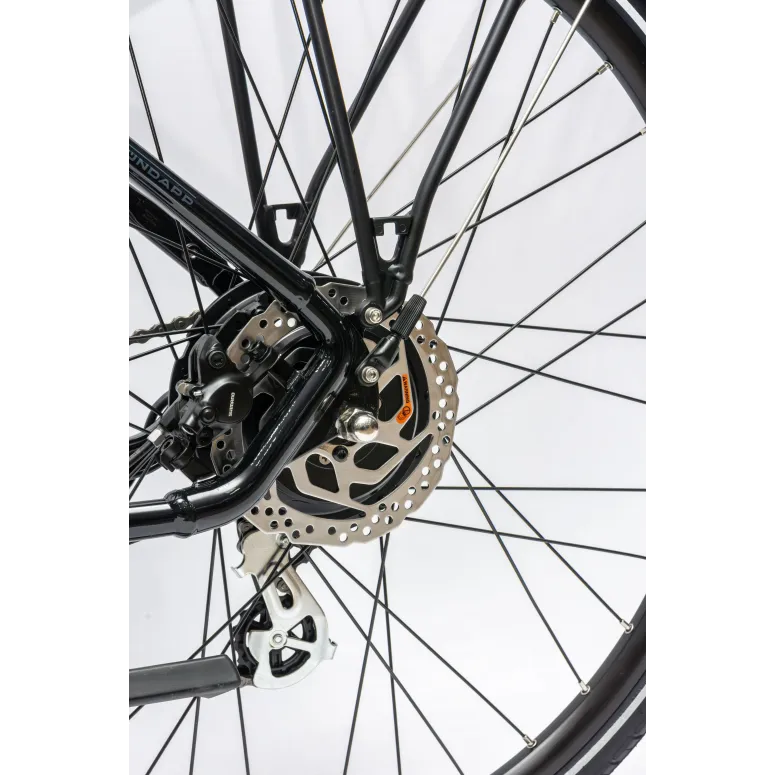 Elektryczny Rower Trekkingowy Męski 28 Hydraulika ALU Wspomaganie Cyngle