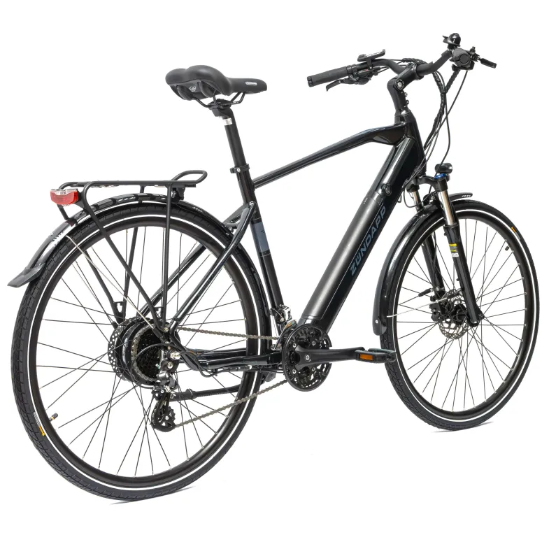 Elektryczny Rower Trekkingowy Męski 28 Hydraulika ALU Wspomaganie Cyngle