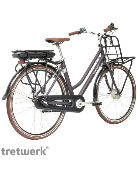 Rower Elektryczny Damski Miejski 28" SHIMANO Nexus 250 W LED Oświetlenie