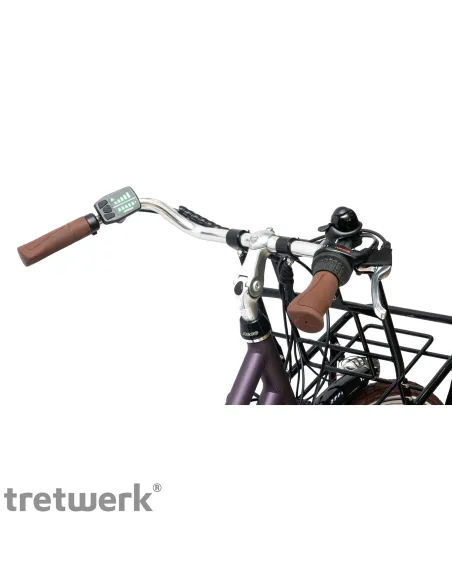 Rower Elektryczny Damski Miejski 28" SHIMANO Nexus 250 W LED Oświetlenie