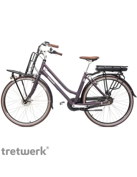 Rower Elektryczny Damski Miejski 28" SHIMANO Nexus 250 W LED Oświetlenie