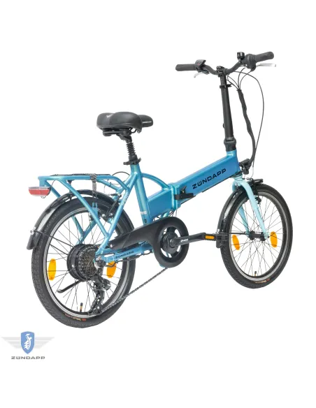 Rower Elektryczny Damski Męski Składany 20" SHIMANO 250 W Alu LED Składak