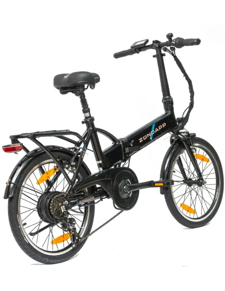 Elektryczny Rower Składany 20 Alu Wspomaganie Dzwonek Oświetlenie Bagażnik