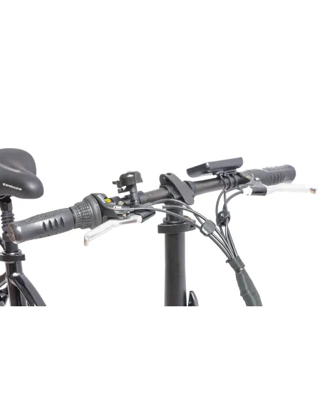 Elektryczny Rower Składany 20 Alu Wspomaganie Dzwonek Oświetlenie Bagażnik