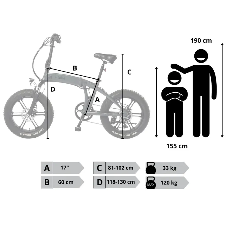 Rower Elektryczny Składany Fat 20 ALU 250W Wspomaganie Męski Damski Shimano