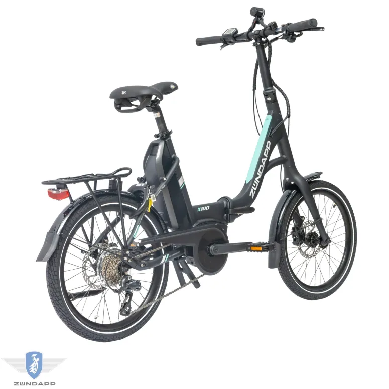 Rower Elektryczny Damski Męski Składany 20" BOSCH 250 W LCD Składak SHIMANO