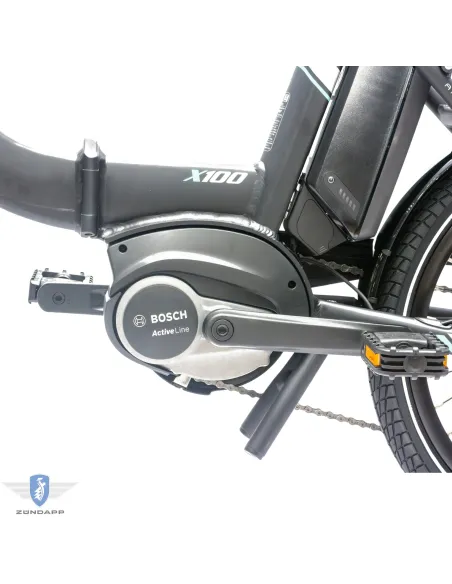 Rower Elektryczny Damski Męski Składany 20" BOSCH 250 W LCD Składak SHIMANO