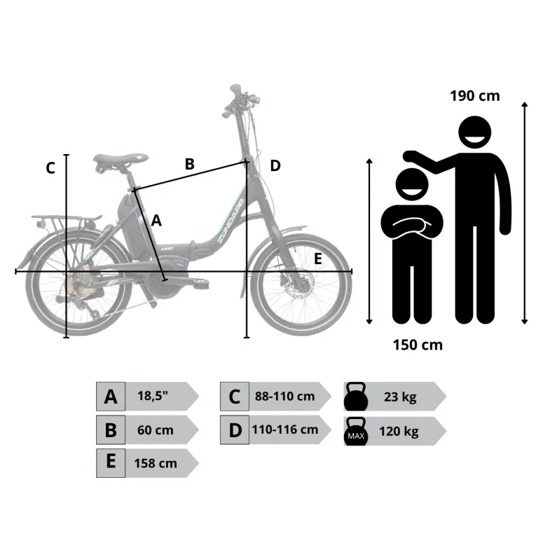 Rower Elektryczny Męski Damski Składany 20 SHIMANO Sora Składak 250 W BOSCH