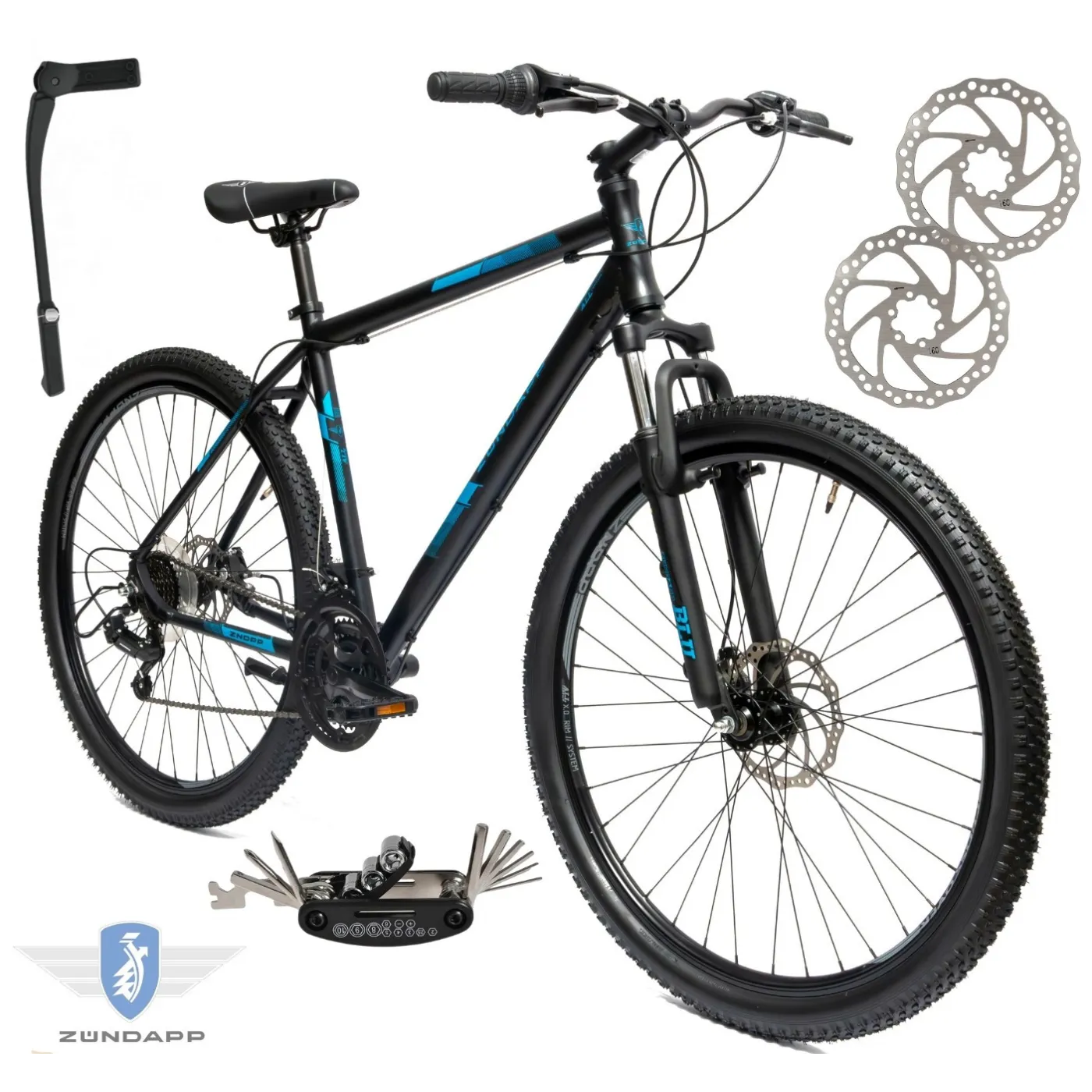 Rower Męski Górski Koła 29" SHIMANO Aluminium MTB Amortyzacja Tarcze Stopka