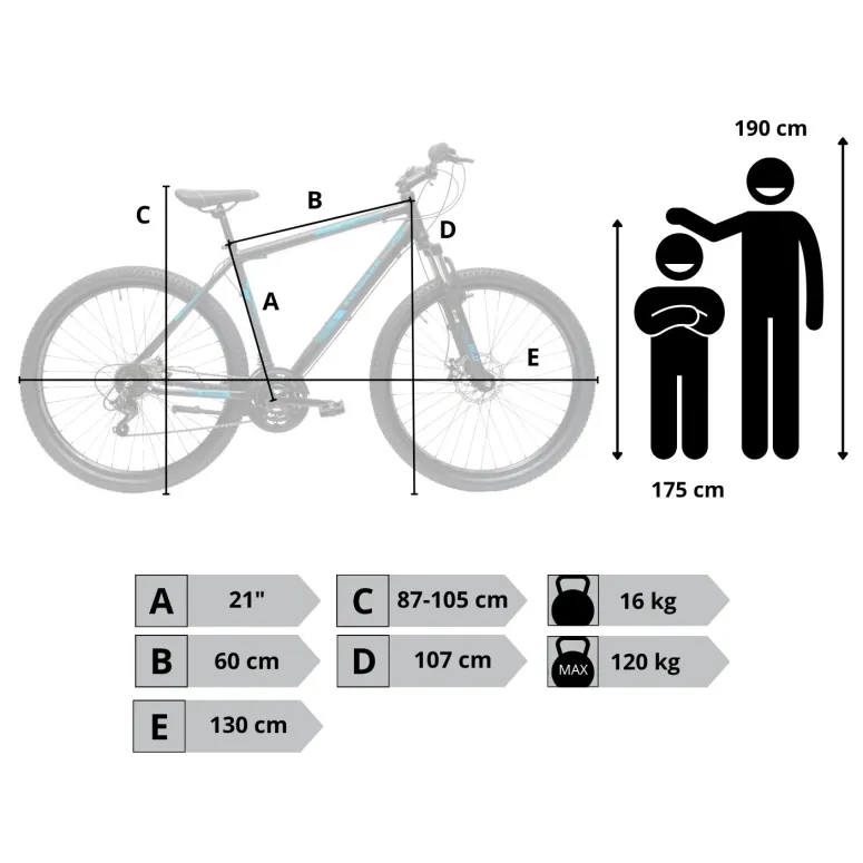 Rower Męski Górski Koła 29" SHIMANO Aluminium MTB Amortyzacja Tarcze Stopka
