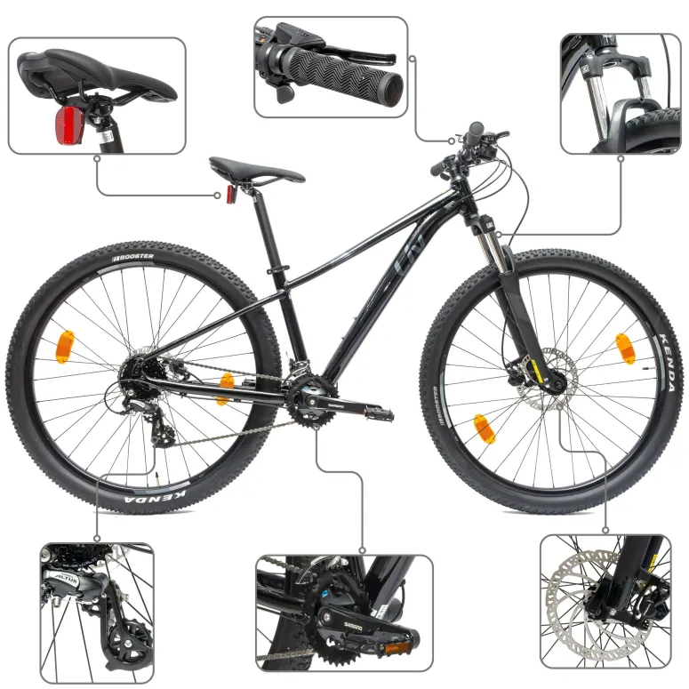 Rower Górski MTB 29 Alu Unisex Tarcze Hydrauliczne Altus Cyngle Odblaski