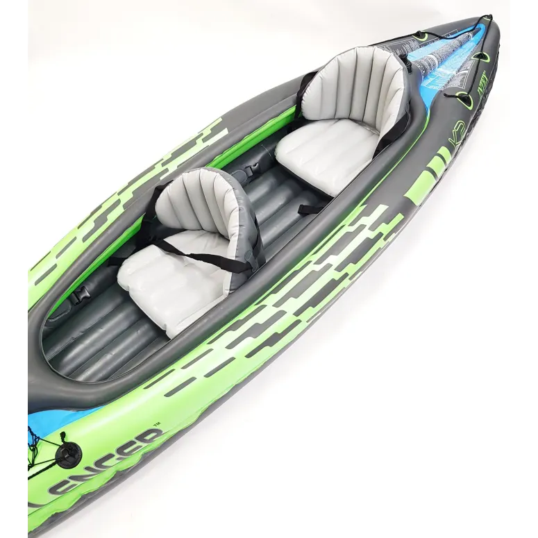 Kajak Nadmuchiwany INTEX Challenger K2 2-osobowy Sporty Wodne Para Wioseł