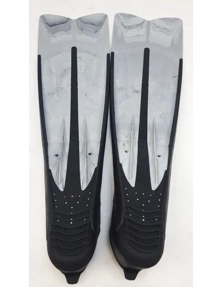 Krótkie Płetwy Pływackie Do Nurkowania z Efektem Kamuflażu Technopolimerowe