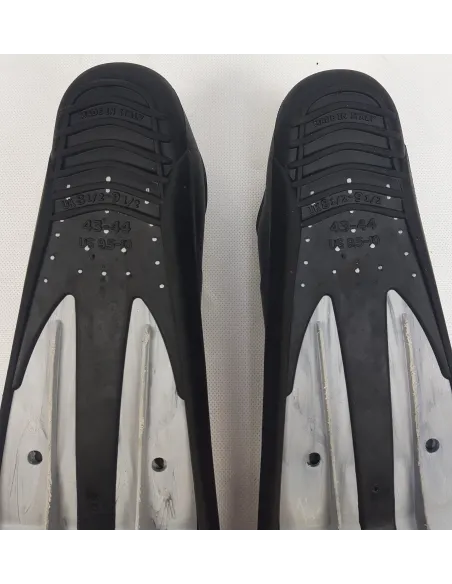 Krótkie Płetwy Pływackie Do Nurkowania z Efektem Kamuflażu Technopolimerowe