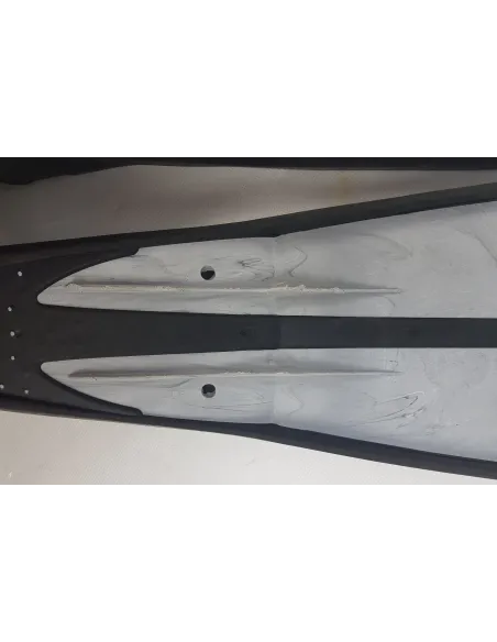 Krótkie Płetwy Pływackie Do Nurkowania z Efektem Kamuflażu Technopolimerowe