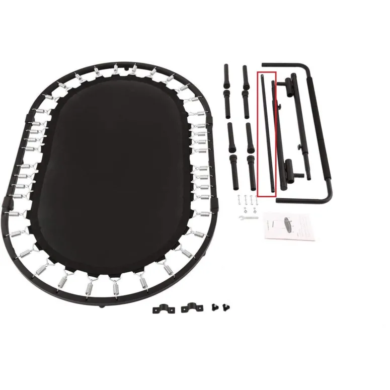 Trampolina Podwójna ANCHEER z Uchwytem 2-osobowa Składana dla Dzieci 100kg