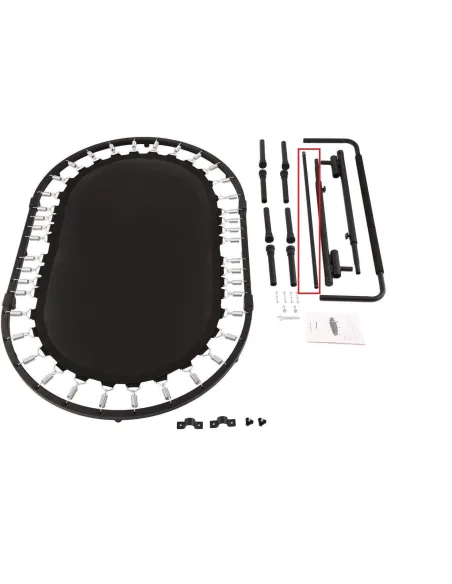 Trampolina Podwójna ANCHEER z Uchwytem 2-osobowa Składana dla Dzieci 100kg