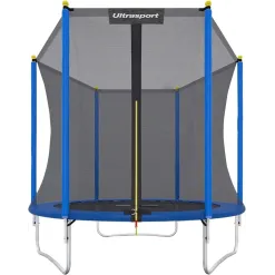 Trampolina Ogrodowa z Siatką Ultrasport Uni-Jump 244cm do 120kg 42 Sprężyny