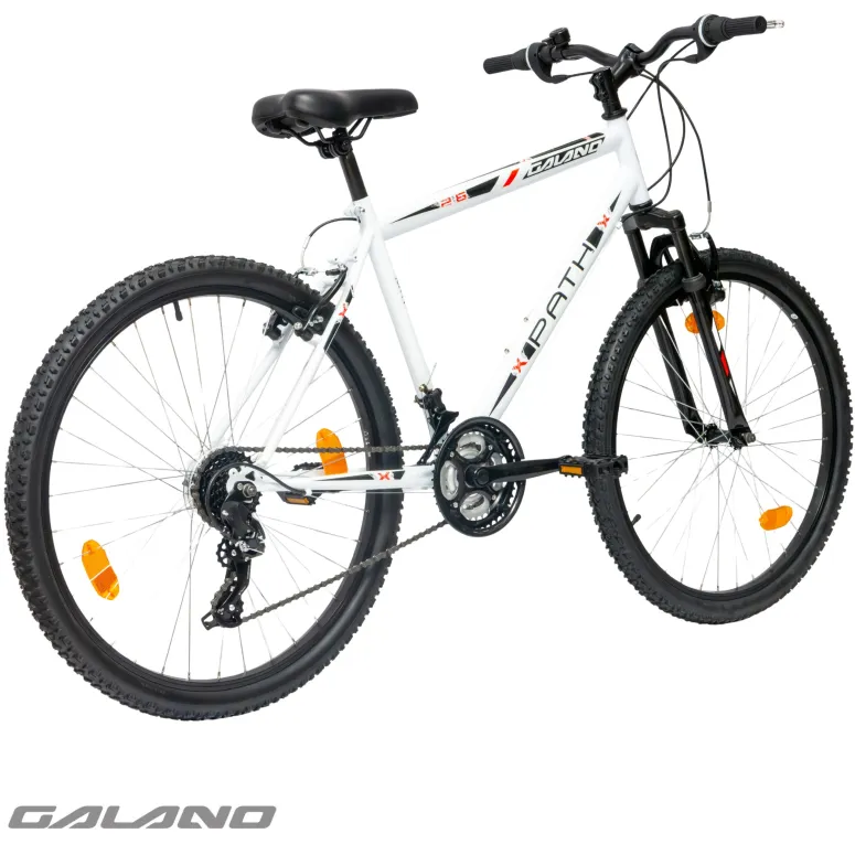 Rower Męski Górski 26" SHIMANO MTB Dzwonek Amortyzacja Lekki Góral Stal