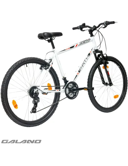 Rower Męski Górski 26" SHIMANO MTB Dzwonek Amortyzacja Lekki Góral Stal