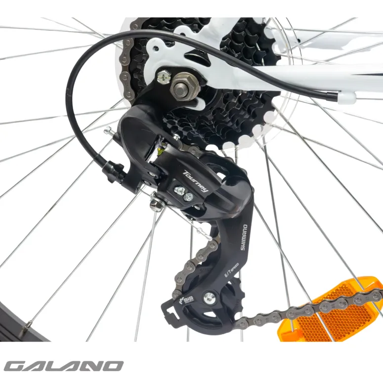 Rower Męski Górski 26" SHIMANO MTB Dzwonek Amortyzacja Lekki Góral Stal