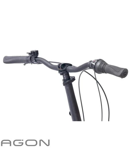 Rower Damski Męski Składany 20" SHIMANO Składak Oświetlenie Dynamo Bagażnik