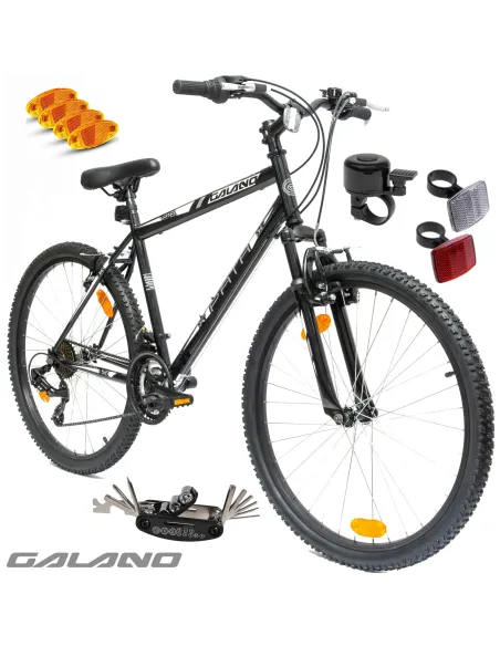 Rower Górski Uniwersalny 26 Młodzieżowy MTB Revo 21 Biegów Dzwonek Góral