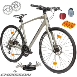 Rower Gravel 28 Uniwersalny Aluminium Tarcze Odblaski Przełajowy Cyngle