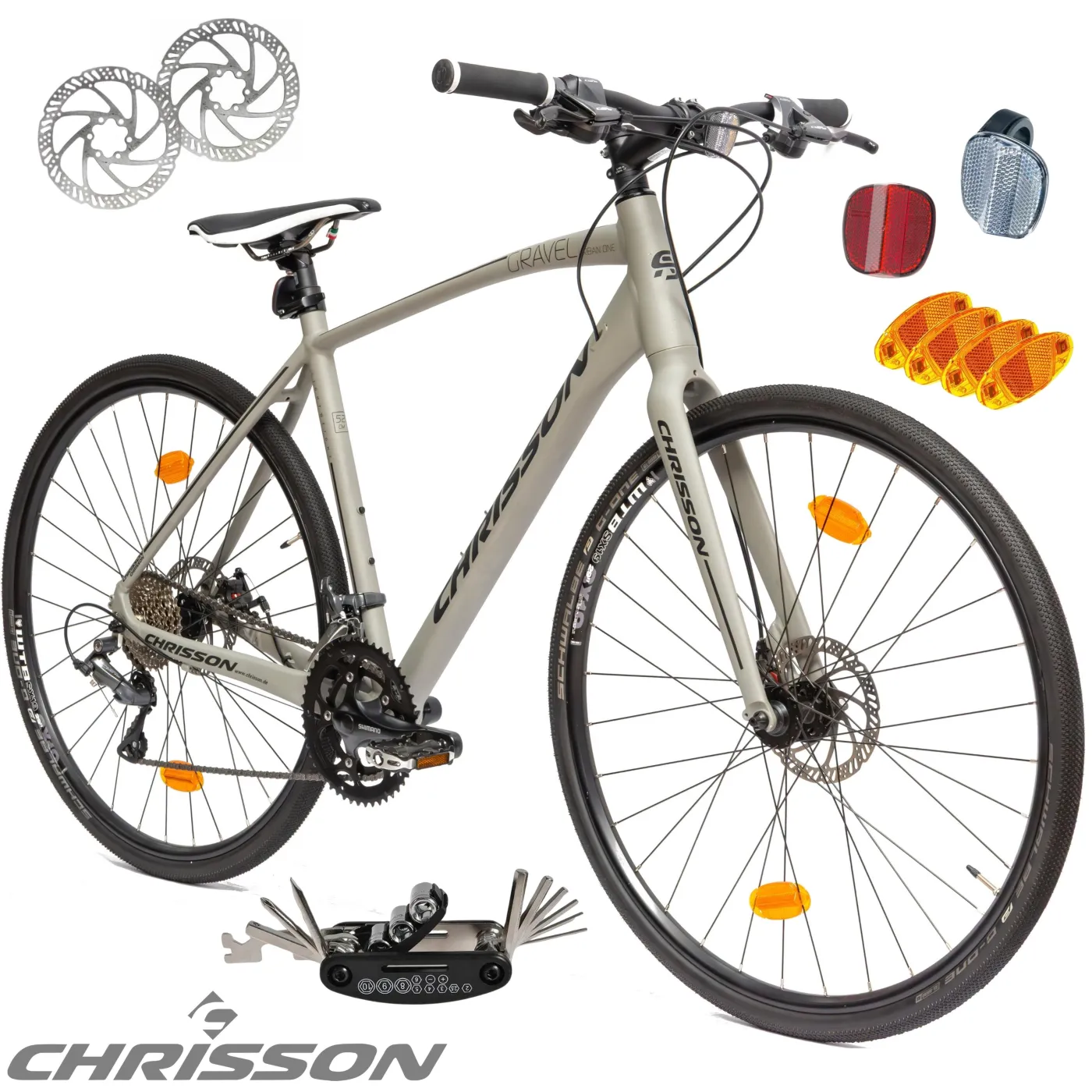 Rower Gravel 28 Uniwersalny Aluminium Tarcze Odblaski Przełajowy Cyngle