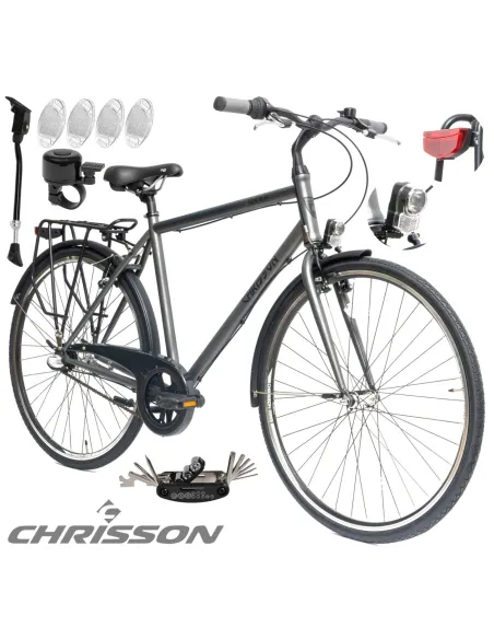 Rower Męski Miejski 28" SHIMANO Nexus Oświetlenie Bagażnik Stopka Błotniki