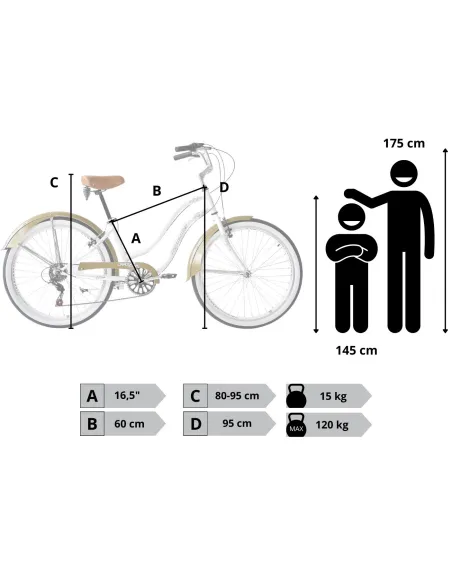 Rower Damski Miejski Koła 26" Odblaski Dzwonek SHIMANO Błotniki Stopka