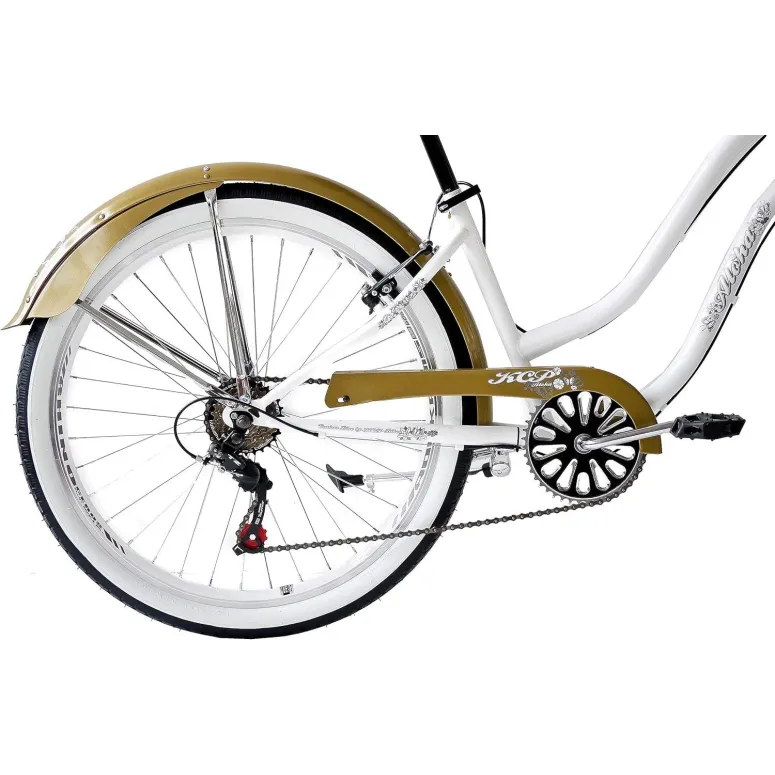 Rower Damski Miejski Koła 26" Odblaski Dzwonek SHIMANO Błotniki Stopka